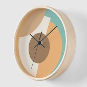 Chic Abstrakt Geometric Circles Mosaik Art Pattern Uhr (Winkel)