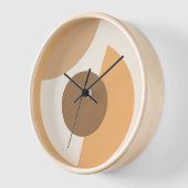 Chic Abstrakt Geometric Circles Mosaik Art Pattern Uhr (Winkel)