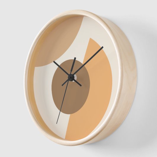 Chic Abstrakt Geometric Circles Mosaik Art Pattern Uhr (Winkel)