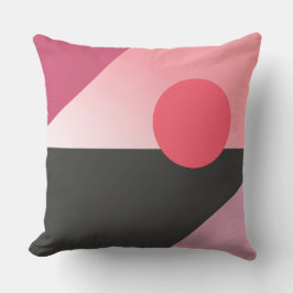 Chic Abstrakt Geometric rosa Circles Art Pattern Kissen