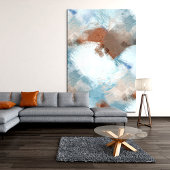 Chic Abstrakt Industrial Fusion Paint Art Muster Leinwanddruck