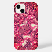 Chic Abstrakt Magenta Farbtöne Case-Mate iPhone Hülle (Rückseite)