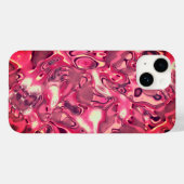 Chic Abstrakt Magenta Farbtöne Case-Mate iPhone Hülle (Rückseite (Horizontal))