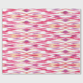 Chic abstrakt rosa Aquarellmuster Geschenkpapier (Flach)