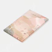 Chic Abstrakt Watercolor Autumn Tree Individuelle Post-it Klebezettel (angewinkelt)