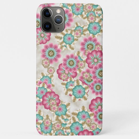 Chic Abstrakte japanische Blume Art Pattern Case-Mate iPhone Hülle (Rückseite)