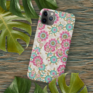 Chic Abstrakte japanische Blume Art Pattern Case-Mate iPhone Hülle