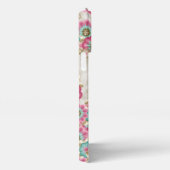 Chic Abstrakte japanische Blume Art Pattern iPhone Hülle (Rechte Seite)