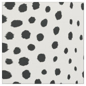 Chic abstraktes Schwarz-weißes Muster Stoff (Nahaufnahme)