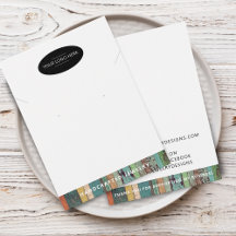 Chic Add your logo necklkleckleckling display card