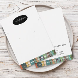 Chic Add your logo necklkleckleckling display card