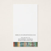 Chic Add your logo OEarl Display Card (Rückseite)