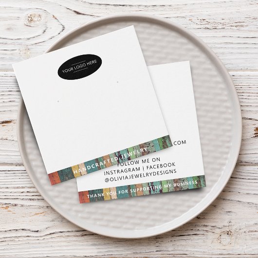 Chic Add your logo OEarl Display Card