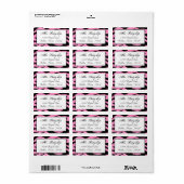 Chic Address Labels Adressaufkleber (Vorne)