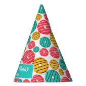 Chic Adorful Colorful Sprinkle Donut Partyhütchen (Rechts)