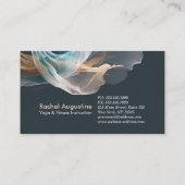 Chic Aerial Air Yoga Instructor Class Pass Treuekarte (Rückseite)