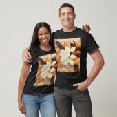 Chic Aesthetic Autumn Leaves T-Shirt (Unisex)