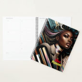 Chic African American Woman Personalisiert Planner Planer (Anzeige)