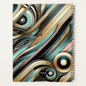 Chic African American Woman Personalisiert Planner Planer (Rückseite)