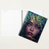 Chic African American Woman Planner Planer (Anzeige)