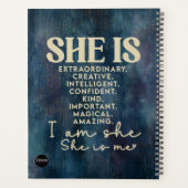 Chic African American Woman Planner Planer (Rückseite)