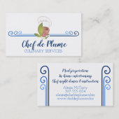 Chic African American Women Koch Visitenkarte (Vorne/Hinten)