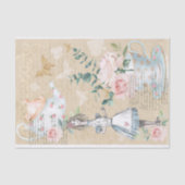 Chic Alice im Wunderland Collage Decoupage Alice Seidenpapier (Vorderseite)