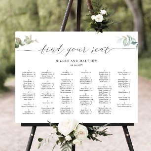 Chic Alphabetische Hochzeitsstiftung Poster