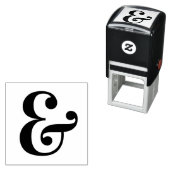 Chic Ampersand und Zeichen Permastempel (Beispiel)