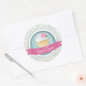 Chic and Elegante Cupcake Box Stickers (Umschlag)