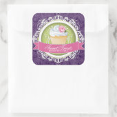 Chic and Elegante Cupcake Box Stickers (Tasche)