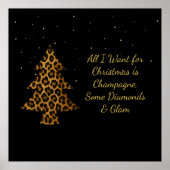 Chic and Glamorous Christmas Design Poster (Vorne)