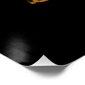 Chic and Glamorous Christmas Design Poster (Ecke)