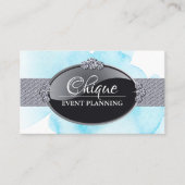 Chic and Glamour Event Planner Business Cards Visitenkarte (Vorderseite)