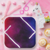 Chic and Modern 9" Square Paper Plate Pappteller (Party)