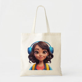 "Chic and Practice: Ihre neue Lieblingsmusik" Tragetasche