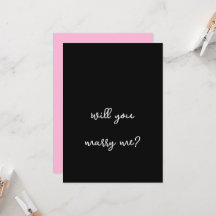 Chic and Sophuous Marriage offer Card