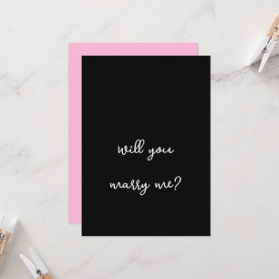 Chic and Sophuous Marriage offer Card Einladung