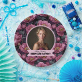 Chic Anemone 40. Geburtstag Boho Pappteller (Party)