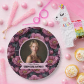 Chic Anemone 40. Geburtstag Boho Pappteller (Party)