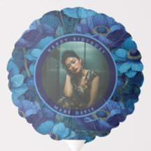 Chic Anemones Foto Ballon für Geburtstag Vibe