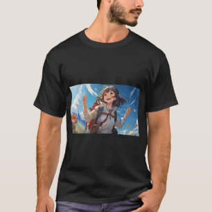 Chic Anime Girl T - Shirt Design