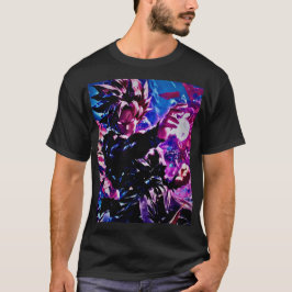 "Chic Anime Print T-Shirt: Vibrant Art Edition" T-Shirt