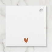 Chic Annapolis Maryland Watercolor Wedding Geschenkanhänger (Rückseite)