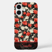 Chic Anniversary Gift Tulip Custom Case-Mate iPhone Hülle (Rückseite)