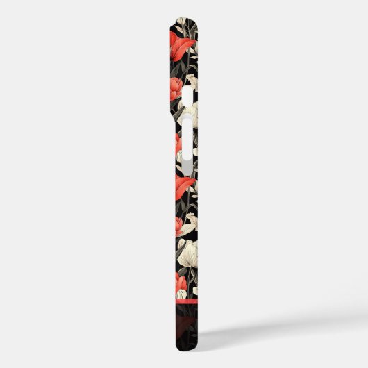 Chic Anniversary Gift Tulip Custom Case-Mate iPhone Hülle (Rückseite / Links)