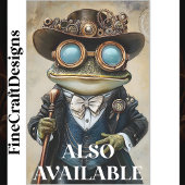 Chic Anthropomorpher Steampunk Frog R4F Decoupage Seidenpapier