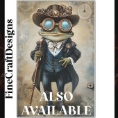 Chic Anthropomorpher Steampunk Frog R4H Decoupage Seidenpapier