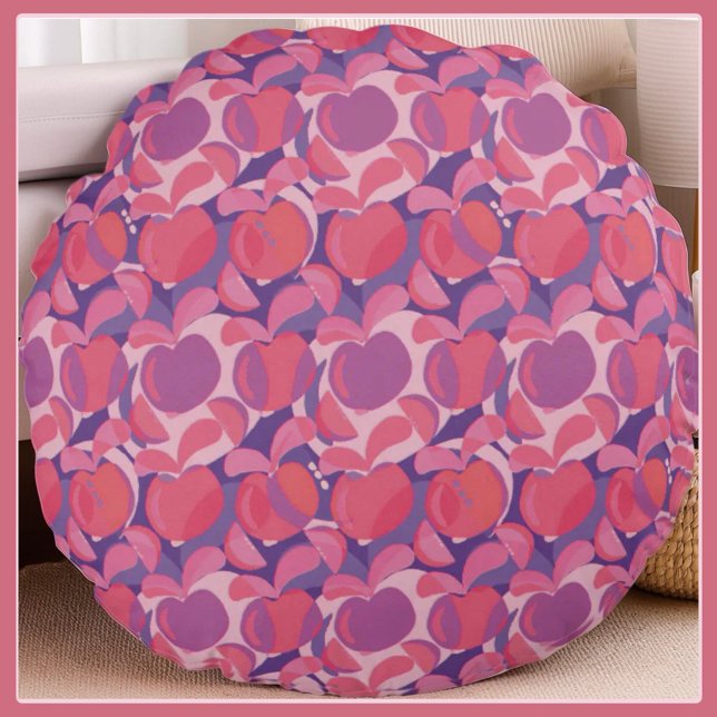 Chic Apple Mix Rundes Kissen (Von Creator hochgeladen)