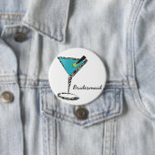 Chic Aqua Martini Button (Beispiel)